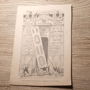 "The Height of Improvement - pulling up the Shutters" by George Cruikshank